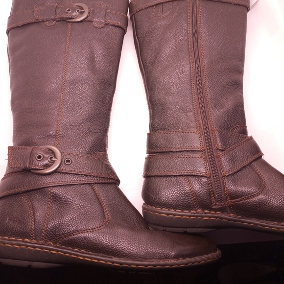 BOC Brown Leather Cayden Boots - Picture 16 of 16